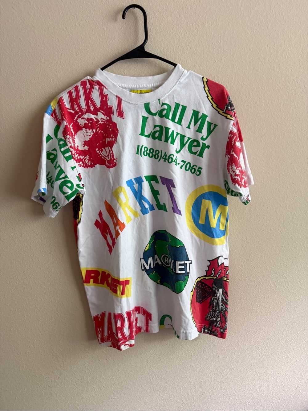 Market Multicolor Graphic Short Sleeve Tee - White
